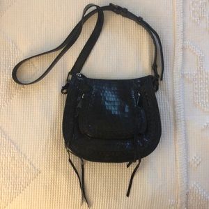 Rebecca Minkoff small vanity saddle in black